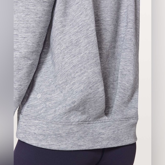 Lululemon Just Pleat It Crew, Heathered Speckled True Navy - Picture 4 of 16